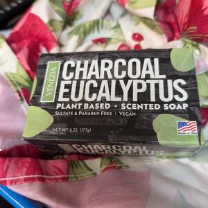 Venezia Charcoal Eucalyptus Soap - Black and Green